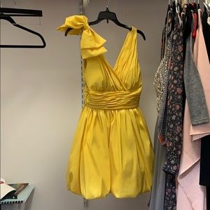 Jovani Yellow Cocktail Homecoming Prom Short